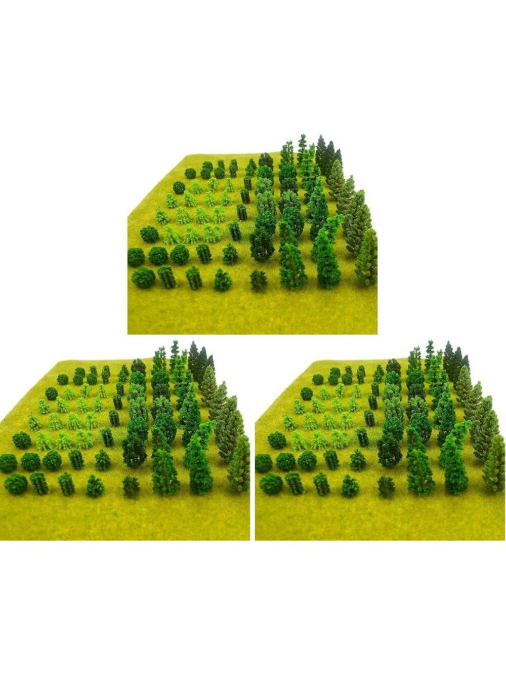 70pcs Miniature Model Trees for Train Scenery, Diorama & Wargame Landscape